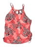 Unbranded Print Red Swimsuit Top Size 24 waist - photo 1