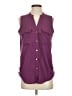 Calvin Klein 100% Polyester Purple Sleeveless Blouse Size S (estimated) - photo 1