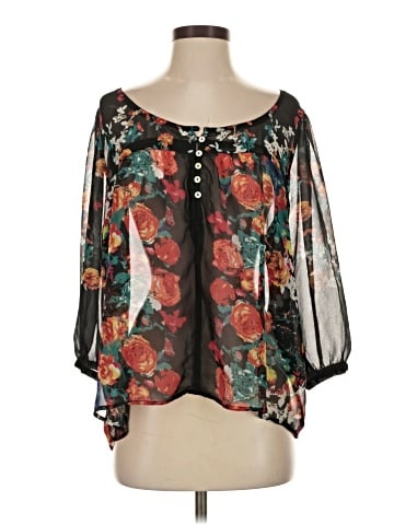 World Market 3/4 Sleeve Blouse (view 1)