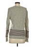 Theory Stripes Silver Pullover Sweater Size 00 - photo 2