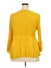 Torrid 100% Rayon Yellow 3/4 Sleeve Blouse Size 2X Plus (2) - photo 2