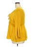 Torrid 100% Rayon Yellow 3/4 Sleeve Blouse Size 2X Plus (2) - photo 5