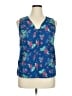 Sfera Blue Sleeveless Blouse Size XL - photo 1