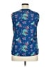 Sfera Blue Sleeveless Blouse Size XL - photo 2
