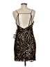 Jump Apparel 100% Polyester Camo Brown Gold Cocktail Dress Size 9 - photo 2