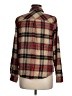 Maurices Plaid Brown Long Sleeve Button-Down Shirt Size M - photo 2