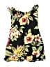 Unbranded 100% Rayon Tropical Black Dress Size 4 - 5 - photo 2
