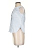 Ann Taylor LOFT 100% Rayon Blue Sleeveless Button-Down Shirt Size XXS - photo 5