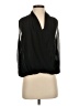 Lavender Brown 100% Polyester Black Sleeveless Blouse Size XS - photo 1