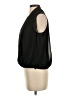 Lavender Brown 100% Polyester Black Sleeveless Blouse Size XS - photo 5