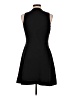 Rebecca Taylor Graphic Silver Cocktail Dress Size 10 - photo 2