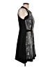 Rebecca Taylor Graphic Silver Cocktail Dress Size 10 - photo 4