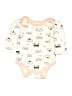 Rene Rofe Print Ivory Long Sleeve Onesie Size S (estimated, baby) - photo 1