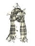 Unbranded Plaid Ivory White Scarf One size - photo 1