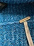 Free People Solid Blue Pullover Sweater Size L - photo 4