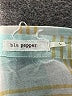 Blu Pepper 100% Cotton Color Block Blue Long Sleeve Blouse Size L - photo 4