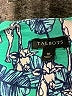Talbots Print Teal Cocktail Dress Size 10 - photo 7