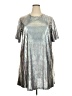 Shein Metallic Silver Cocktail Dress Size 2X - photo 1