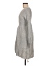 Emery Rose 100% Polyester Chevron-herringbone Gray Casual Dress Size M - photo 5