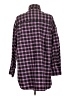 Zara Plaid Purple Long Sleeve Button-Down Shirt Size XS - photo 2