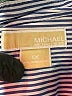 MICHAEL Michael Kors Stripes Blue Long Sleeve Button-Down Shirt Size 1X - photo 6