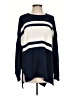 American Eagle Outfitters 100% Polyester Stripes Blue Pullover Sweater Size XS - photo 1