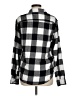 George Checkered-gingham Black Long Sleeve Button-Down Shirt Size M - photo 2