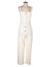 Zara Solid Ivory Jumpsuit Size S - photo 1