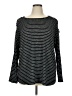 24/7 Maurices Stripes Black Pullover Sweater Size 14 (0) - photo 1