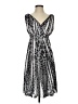 Jane Ashley 100% Polyester Animal Print Silver Casual Dress Size S - photo 1