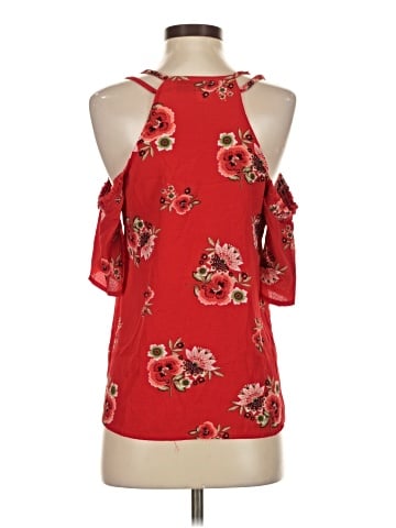 Blue Rain Short Sleeve Blouse (view 2)