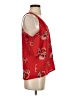 Blue Rain Red Short Sleeve Blouse Size XS - photo 4