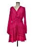 Boston Proper 100% Polyester Pink Casual Dress Size M - photo 1