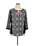 Roz & Ali Black 3/4 Sleeve Blouse Size 1X - photo 1