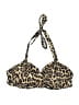 Unbranded Animal Print Gold Swimsuit Top Size XL - photo 1