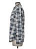 Blue Mountain 100% Cotton Plaid Blue Long Sleeve Button-Down Shirt Size M - photo 5