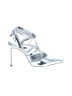 Schutz Metallic Silver Heels Size 9 - photo 1