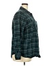 dip 100% Cotton Plaid Teal Long Sleeve Button-Down Shirt Size 2X - photo 4