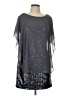Assorted Brands 100% Polyester Silver Gray Cocktail Dress Size 10 - photo 1