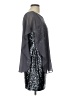 Assorted Brands 100% Polyester Silver Gray Cocktail Dress Size 10 - photo 4
