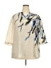 Lane Bryant 100% Polyester Ivory 3/4 Sleeve Blouse Size 18 - 20 Plus - photo 1