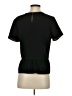Ann Taylor 100% Polyester Black Short Sleeve Top Size S - photo 2