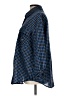 Shein Curve Houndstooth Blue 3/4 Sleeve Blouse Size 12 - photo 5