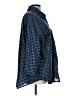 Shein Curve Houndstooth Blue 3/4 Sleeve Blouse Size 12 - photo 4