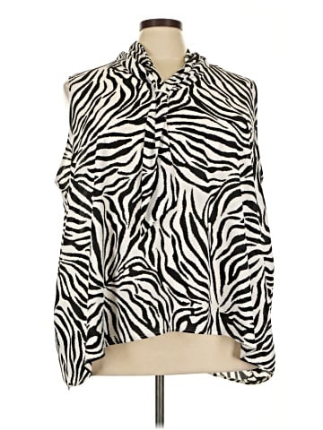 Molly & Isadora Sleeveless Button-Down Shirt (view 1)