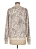 Saltwater LUXE Animal Print Tan Pullover Sweater Size M - photo 2