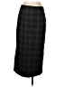 Vince Camuto Plaid Black Formal Skirt Size 2 - photo 2