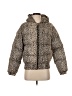 Adika 100% Polyester Animal Print Gold Snow Jacket Size S - photo 1