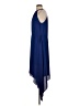 BCBGMAXAZRIA 100% Polyester Solid Blue Casual Dress Size S - photo 5