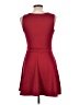 Deb Color Block Burgundy Cocktail Dress Size L - photo 2
